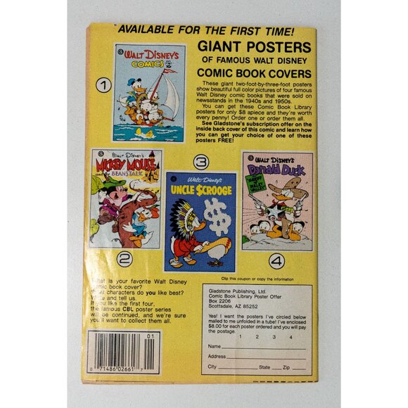 Walt Disneys Uncle Scrooge Comic No. 213 January 1987 Gladstone - Picture 10 of 13